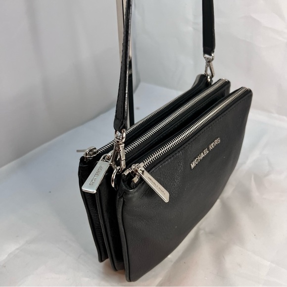 Micho Kors Adele Double Zip Mini Crossbody Bag - Picture 4 of 12